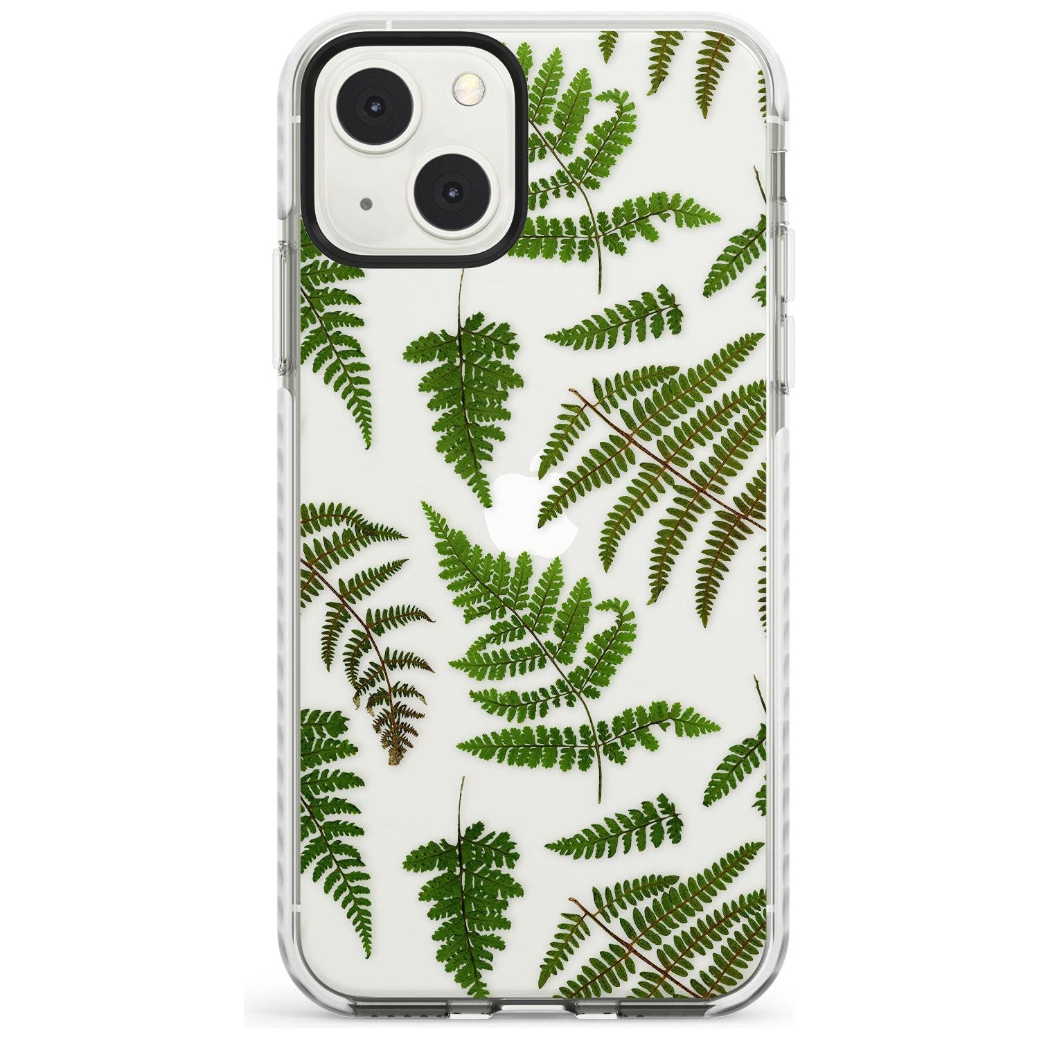 Leafy Ferns Phone Case iPhone 13 Mini / Impact Case Blanc Space