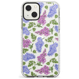 Purple Blossoms Transparent Floral