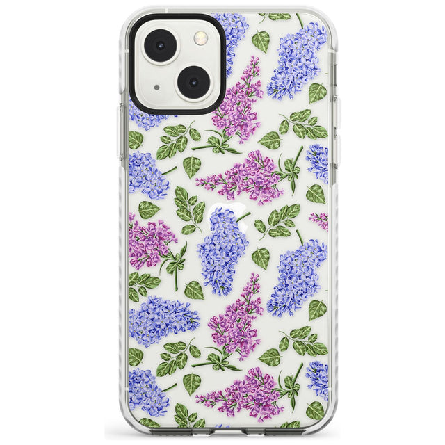 Purple Blossoms Transparent Floral