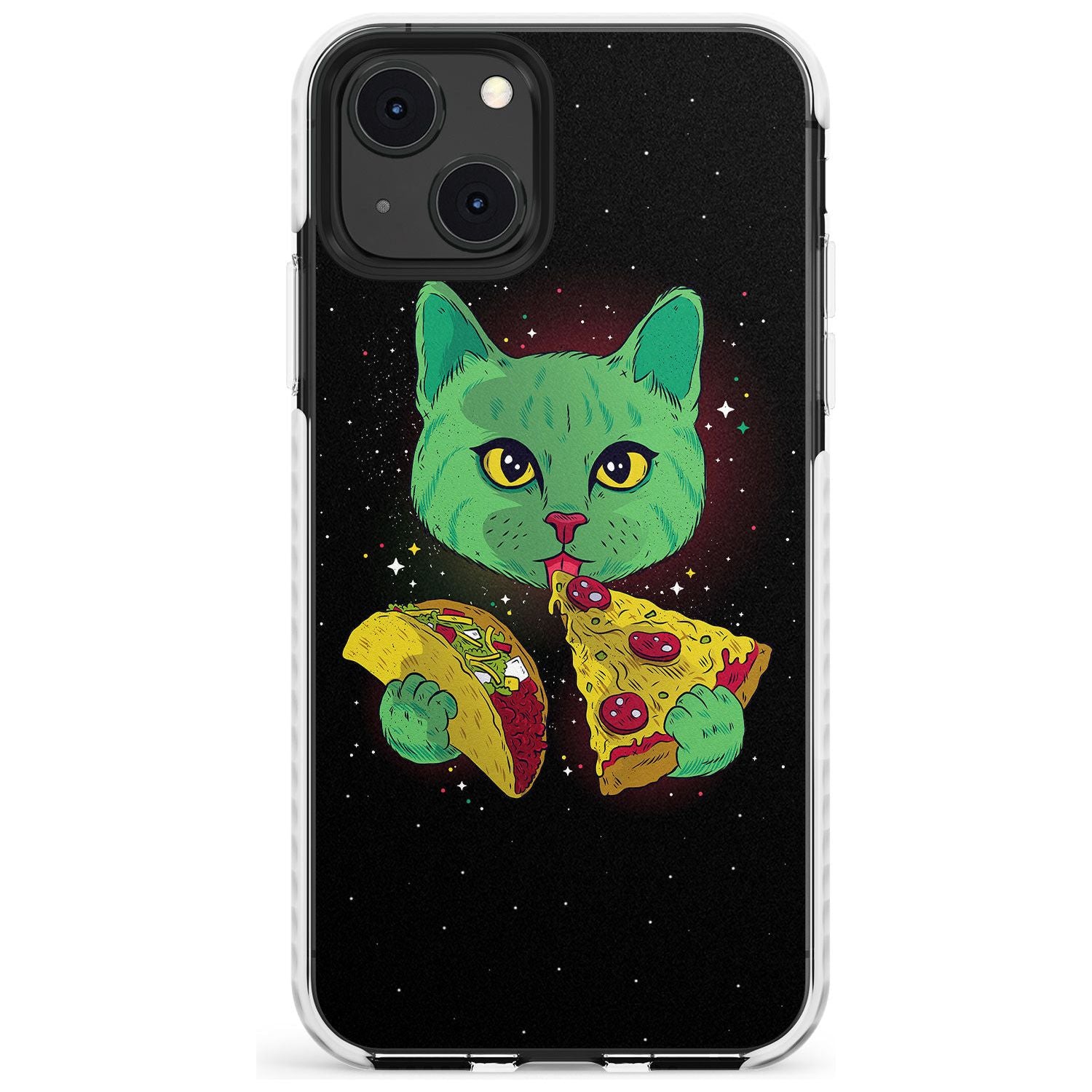Pizza Purr Impact Phone Case for iPhone 13 & 13 Mini