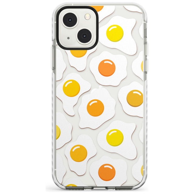 Fried Egg Pattern Impact Phone Case for iPhone 13 & 13 Mini