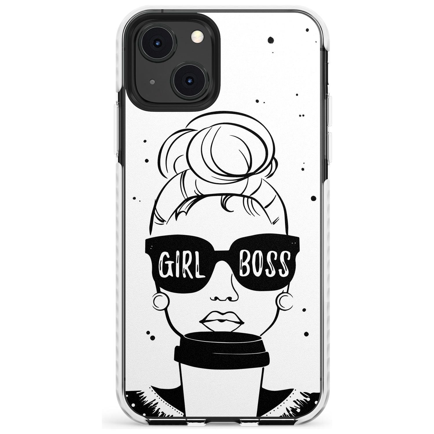 Girl Boss Impact Phone Case for iPhone 13 & 13 Mini