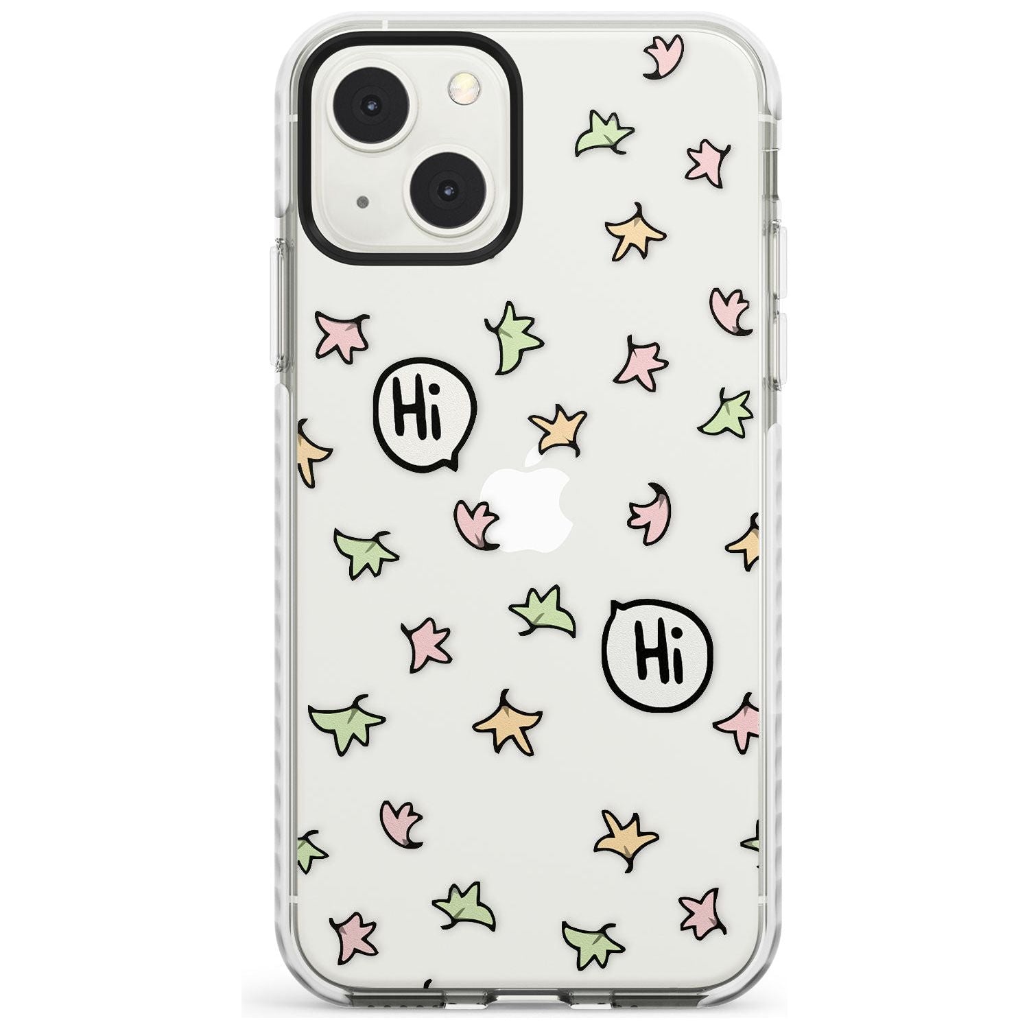 Heartstopper Leaves Pattern Impact Phone Case for iPhone 13 & 13 Mini