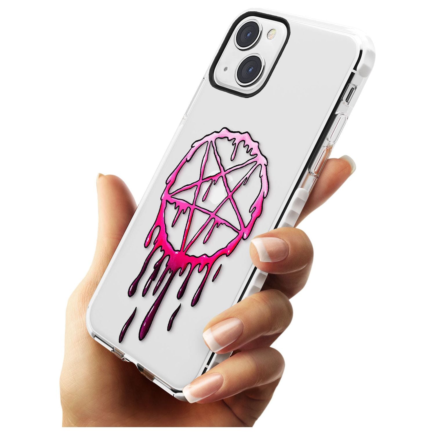 Pentagram of Blood Impact Phone Case for iPhone 13 & 13 Mini
