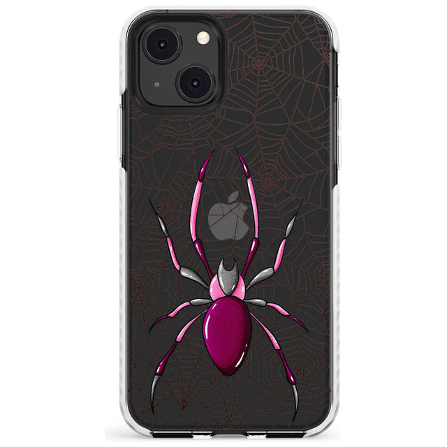 Arachnophobia Phone Case iPhone 13 Mini / Impact Case Blanc Space