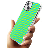 Neon Lime & Turquoise Houndstooth Pattern Phone Case iPhone 15 Pro Max / Black Impact Case,iPhone 15 Plus / Black Impact Case,iPhone 15 Pro / Black Impact Case,iPhone 15 / Black Impact Case,iPhone 15 Pro Max / Impact Case,iPhone 15 Plus / Impact Case,iPhone 15 Pro / Impact Case,iPhone 15 / Impact Case,iPhone 15 Pro Max / Magsafe Black Impact Case,iPhone 15 Plus / Magsafe Black Impact Case,iPhone 15 Pro / Magsafe Black Impact Case,iPhone 15 / Magsafe Black Impact Case,iPhone 14 Pro Max / Black Impact Case,iP