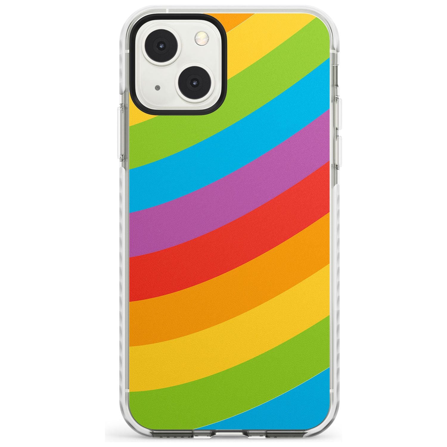 Lucky Rainbow Phone Case iPhone 13 Mini / Impact Case Blanc Space