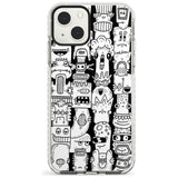 Monochrome Heads Phone Case iPhone 13 Mini / Impact Case Blanc Space