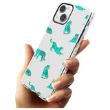 Turquoise Tiger Jungle Cat Pattern