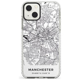 Map of Manchester, England Phone Case iPhone 13 Mini / Impact Case Blanc Space