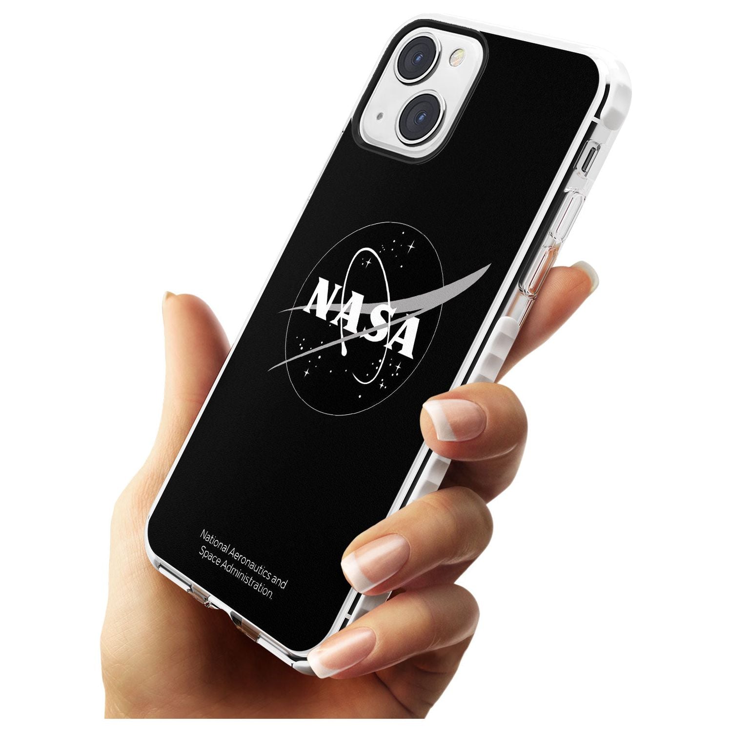 Dark NASA Meatball Impact Phone Case for iPhone 13 & 13 Mini