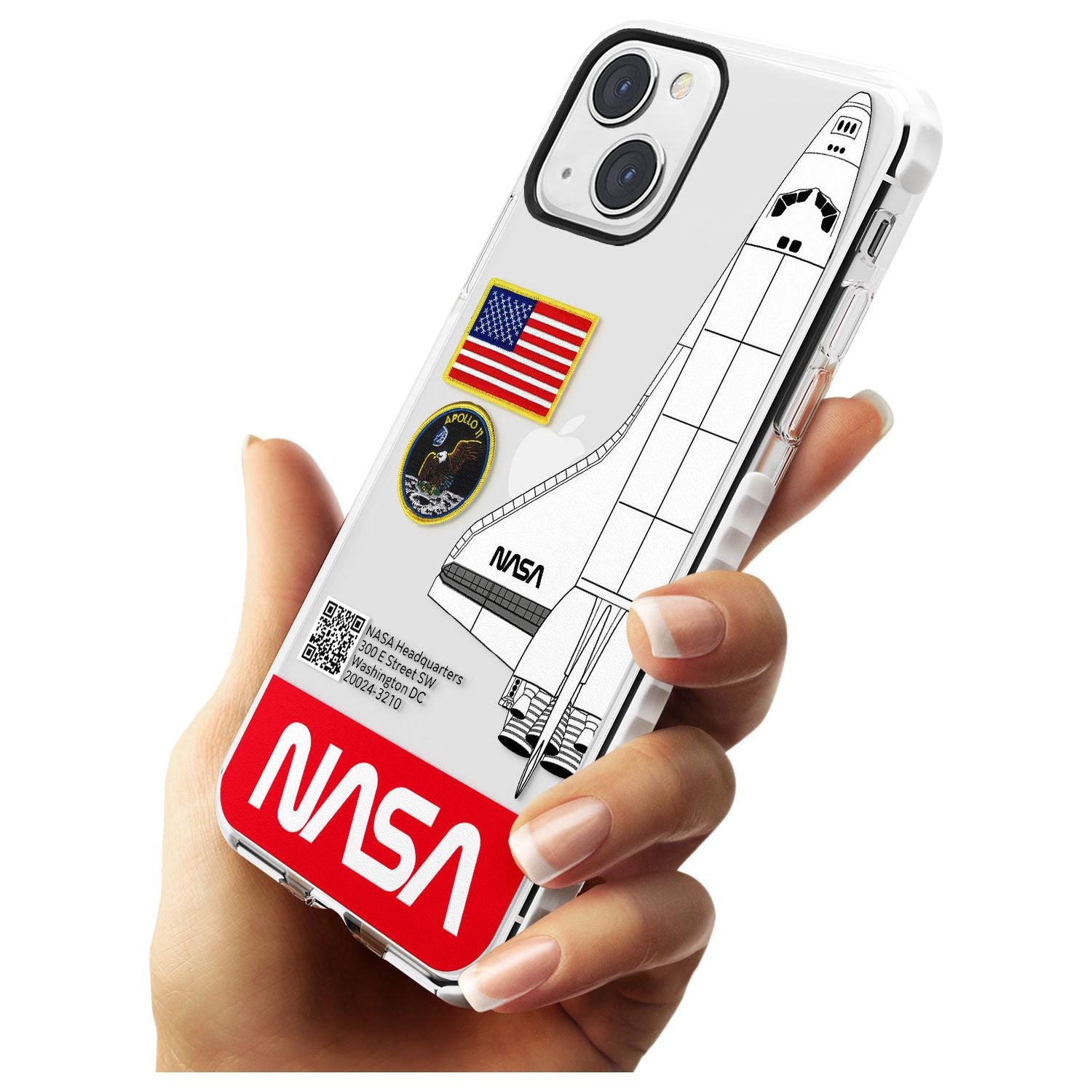NASA Apollo 11 Impact Phone Case for iPhone 13 & 13 Mini