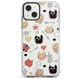 Cute Owl Pattern Impact Phone Case for iPhone 13 & 13 Mini