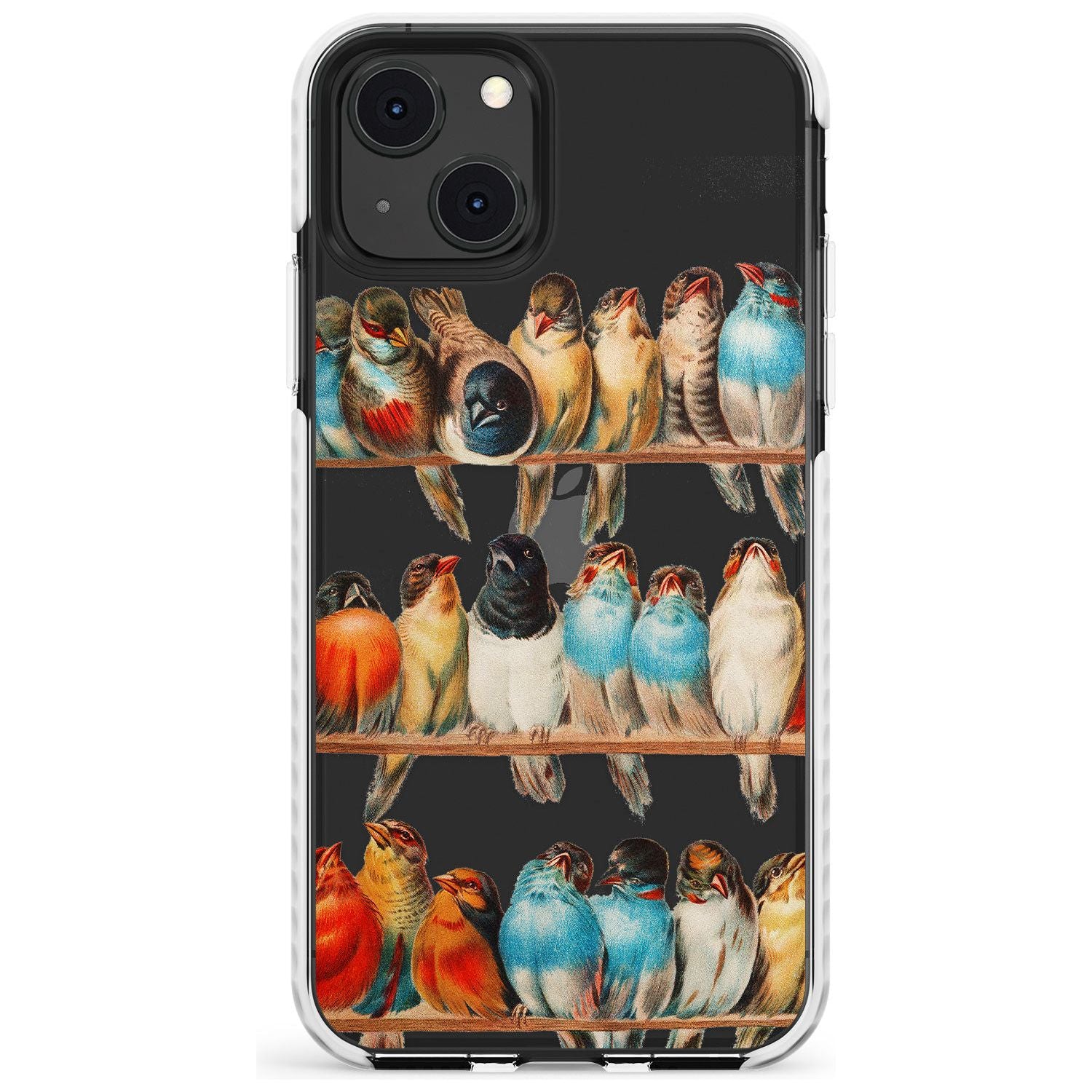 A Perch of Birds Impact Phone Case for iPhone 13 & 13 Mini