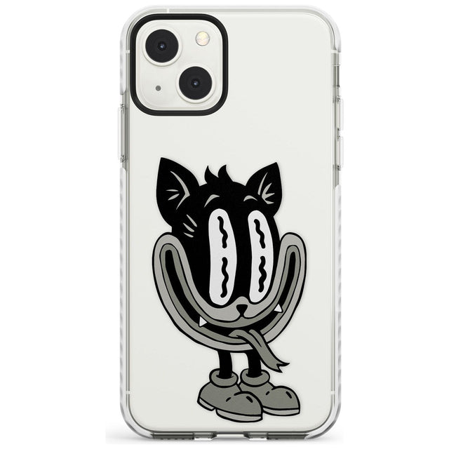 Faded Feline Impact Phone Case for iPhone 13 & 13 Mini