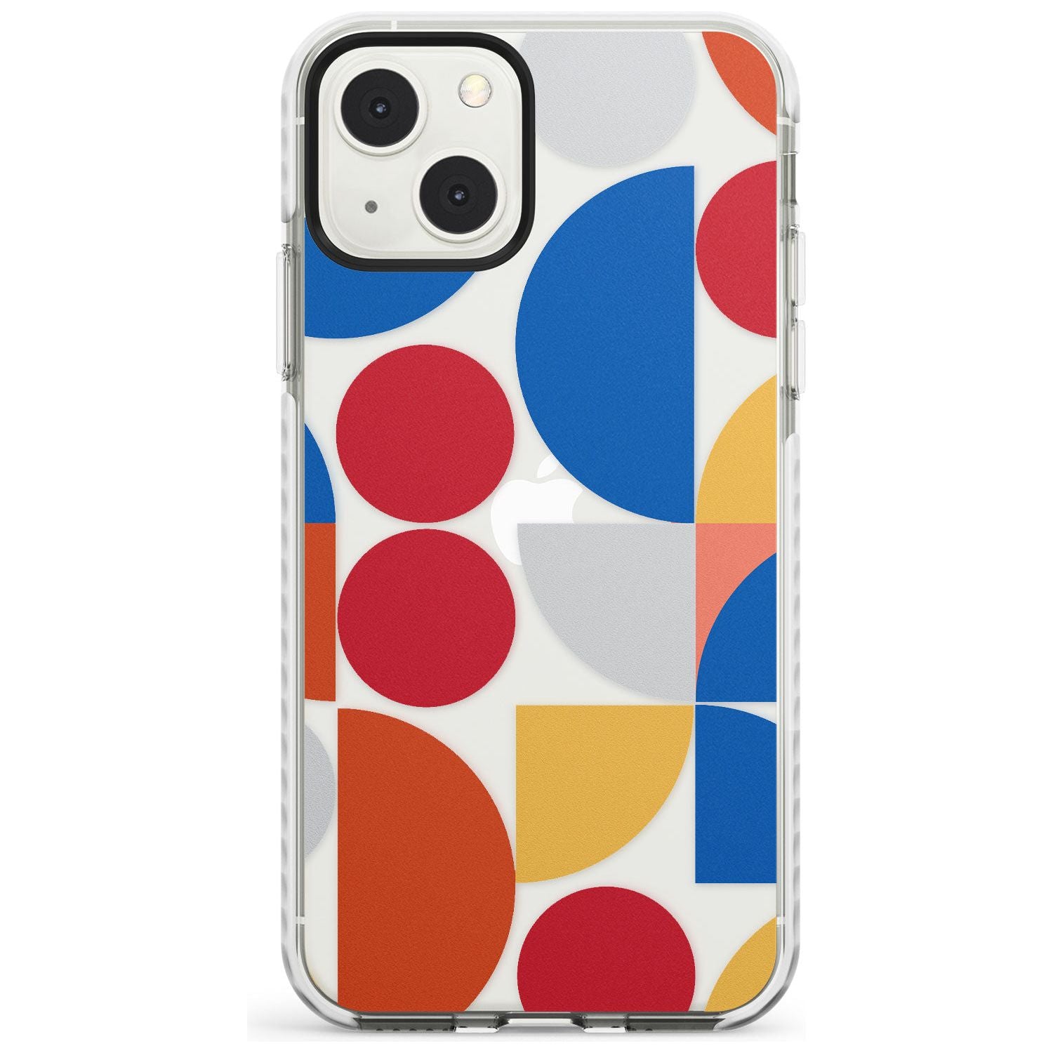 Abstract Colourful Mix Phone Case iPhone 13 Mini / Impact Case Blanc Space