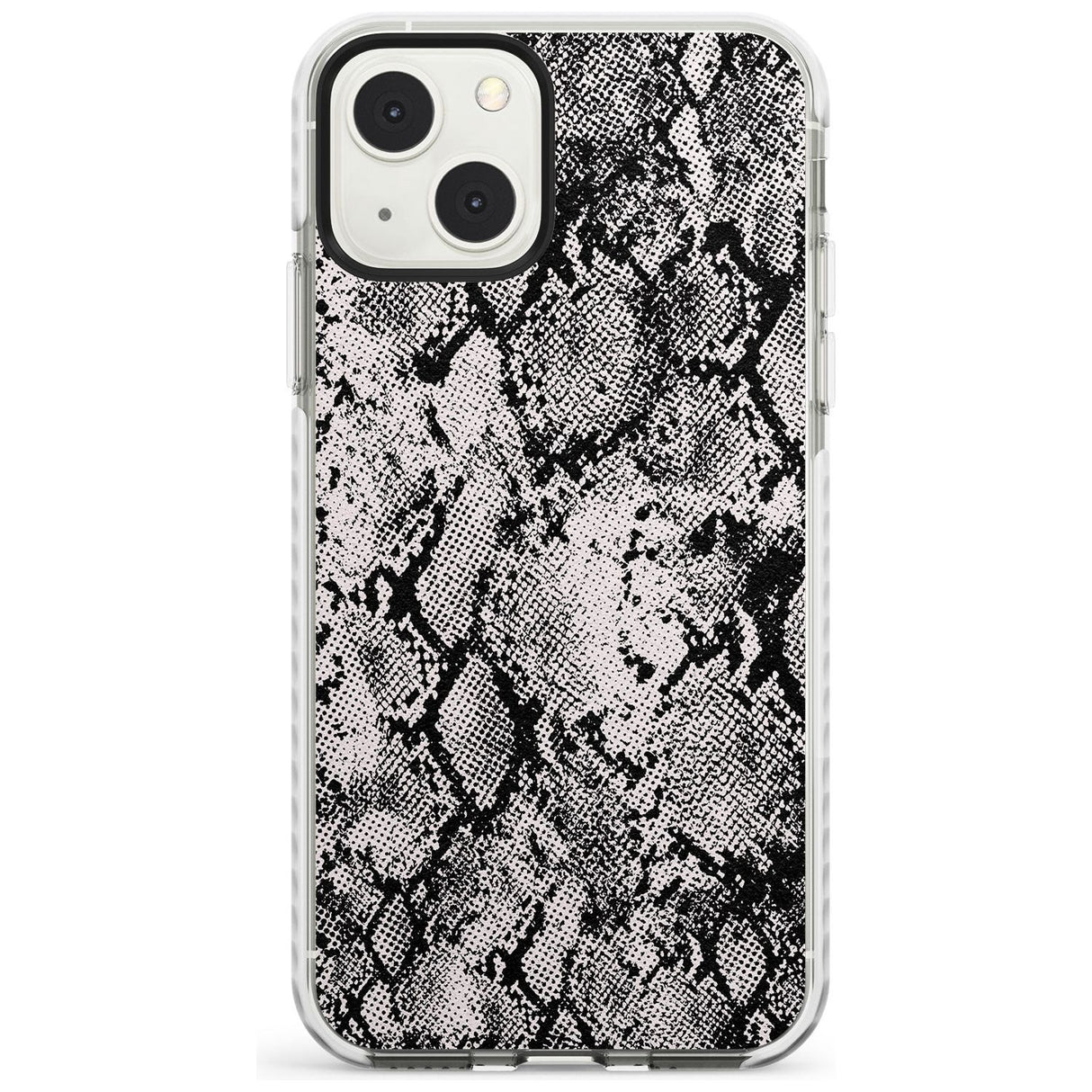 Pastel Snakeskin - Grey Phone Case iPhone 13 Mini / Impact Case Blanc Space