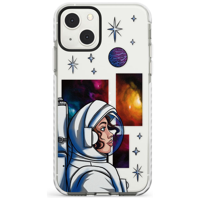 Cosmic Ambition Phone Case iPhone 13 Mini / Impact Case Blanc Space