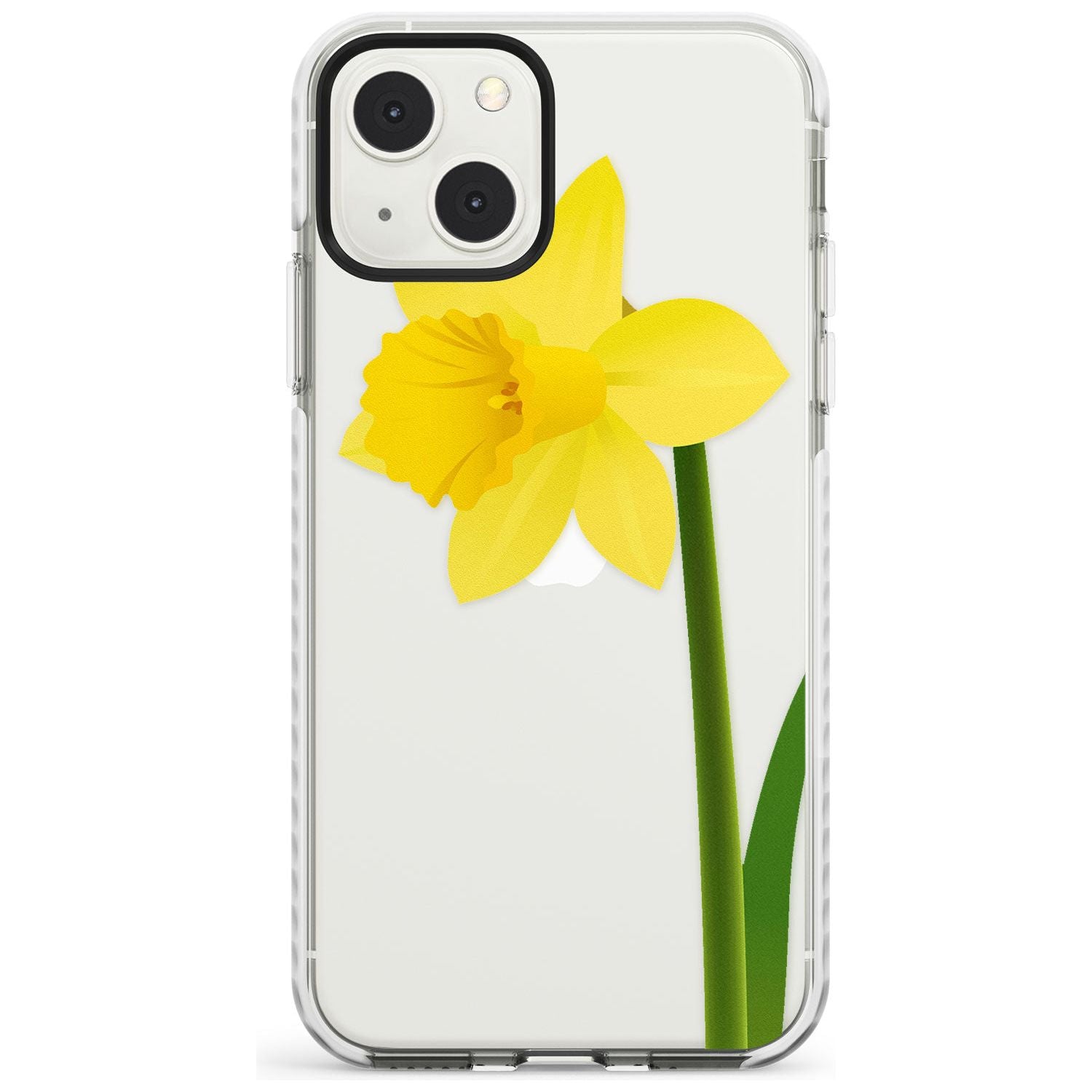 Daffodil Phone Case iPhone 13 Mini / Impact Case Blanc Space