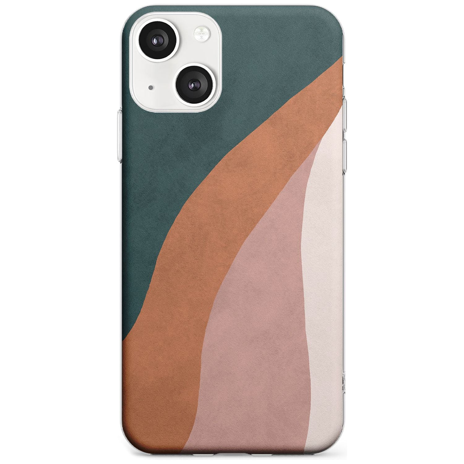 Lush Abstract Watercolour: Design #7 Phone Case iPhone 13 / Clear Case,iPhone 13 Mini / Clear Case,iPhone 14 / Clear Case,iPhone 14 Plus / Clear Case Blanc Space