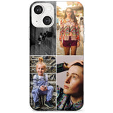 Personalised 4 Photo Grid Custom Phone Case iPhone 13 / Clear Case,iPhone 13 Mini / Clear Case,iPhone 14 / Clear Case,iPhone 14 Plus / Clear Case Blanc Space