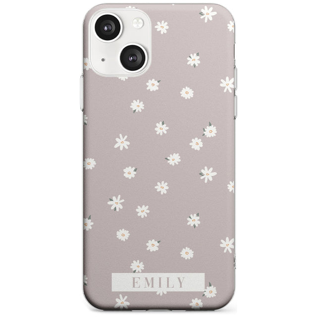 Personalised Dusty Rose Personalised Custom Phone Case iPhone 13 / Clear Case,iPhone 13 Mini / Clear Case,iPhone 14 / Clear Case,iPhone 14 Plus / Clear Case Blanc Space