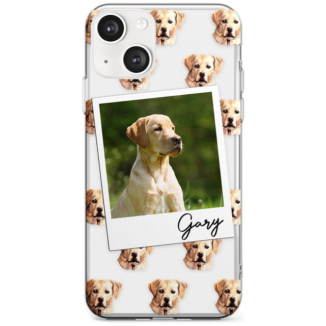 Personalised Labrador, Tan - Dog Photo Custom Phone Case iPhone 13 / Clear Case,iPhone 13 Mini / Clear Case,iPhone 14 / Clear Case,iPhone 14 Plus / Clear Case Blanc Space