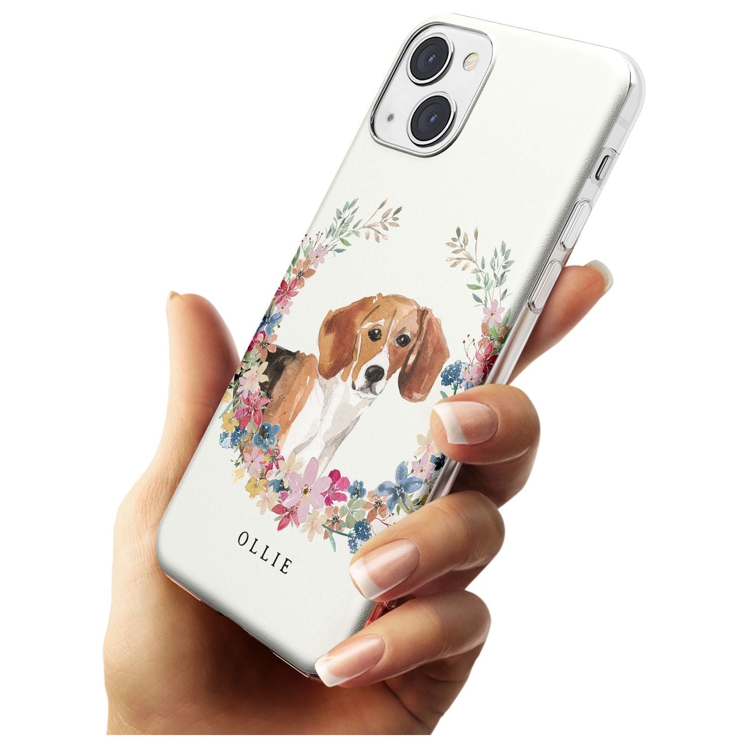 Personalised Beagle - Watercolour Dog Portrait