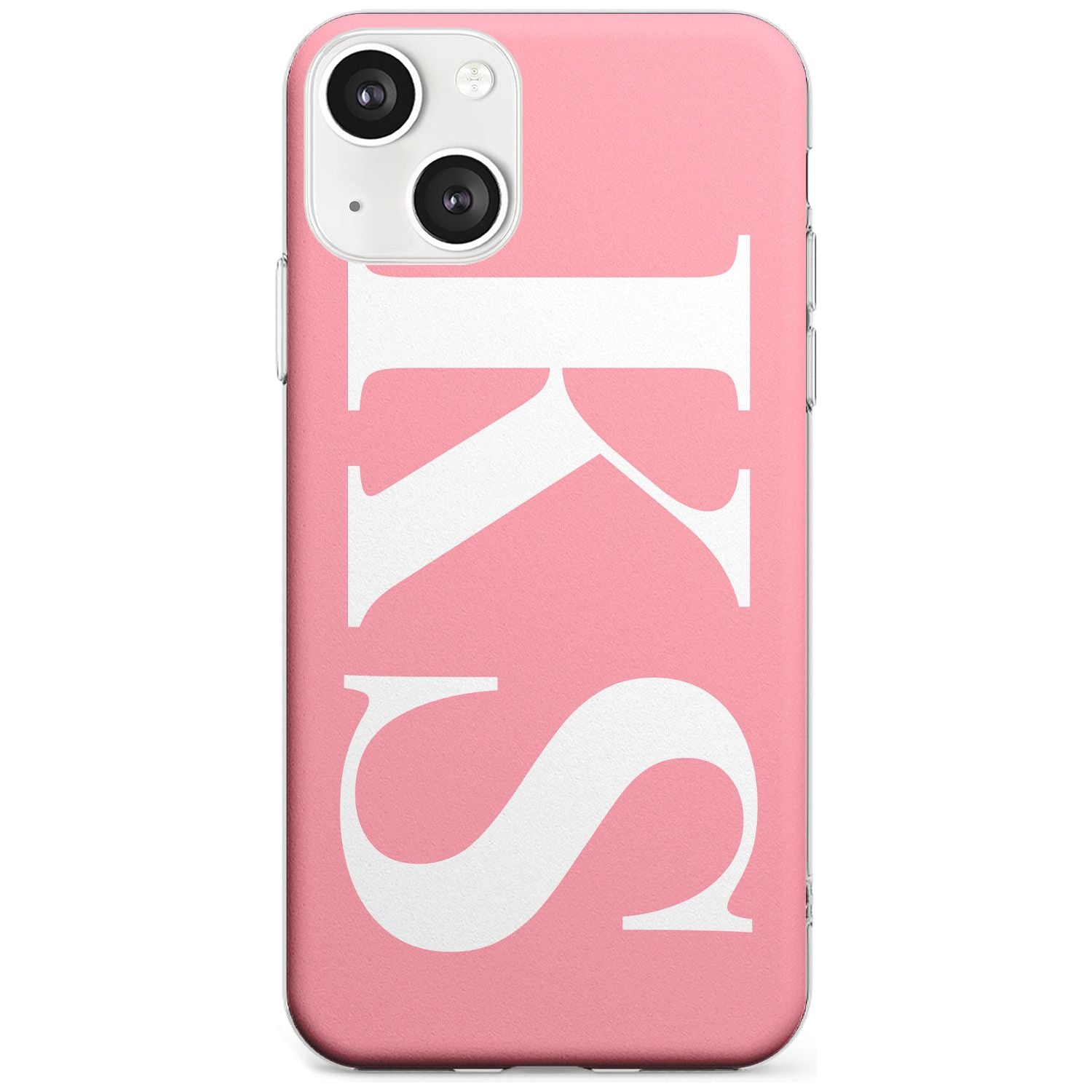 Personalised White & Pink Letters Custom Phone Case iPhone 13 / Clear Case,iPhone 13 Mini / Clear Case,iPhone 14 / Clear Case,iPhone 14 Plus / Clear Case Blanc Space