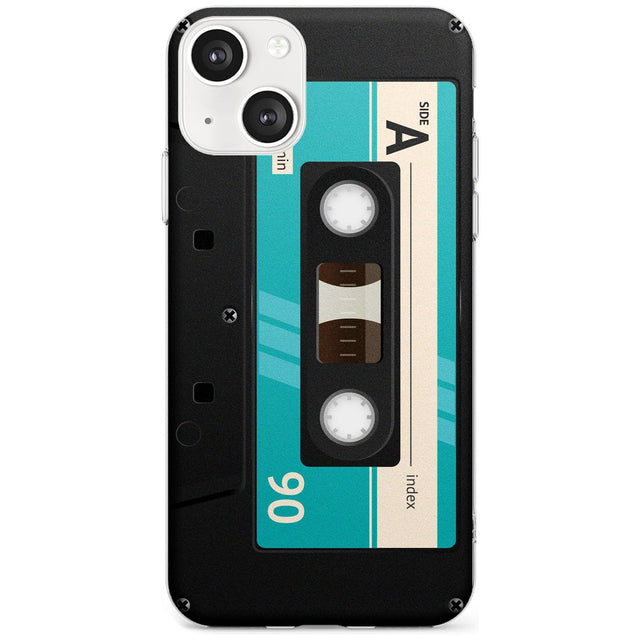 Personalised Dark Cassette Custom Phone Case iPhone 13 / Clear Case,iPhone 13 Mini / Clear Case,iPhone 14 / Clear Case,iPhone 14 Plus / Clear Case Blanc Space