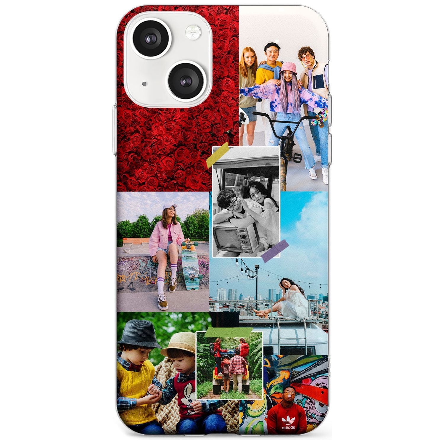 Personalised Photo Collage Slim Phone Case for iPhone 13 & 13 Mini