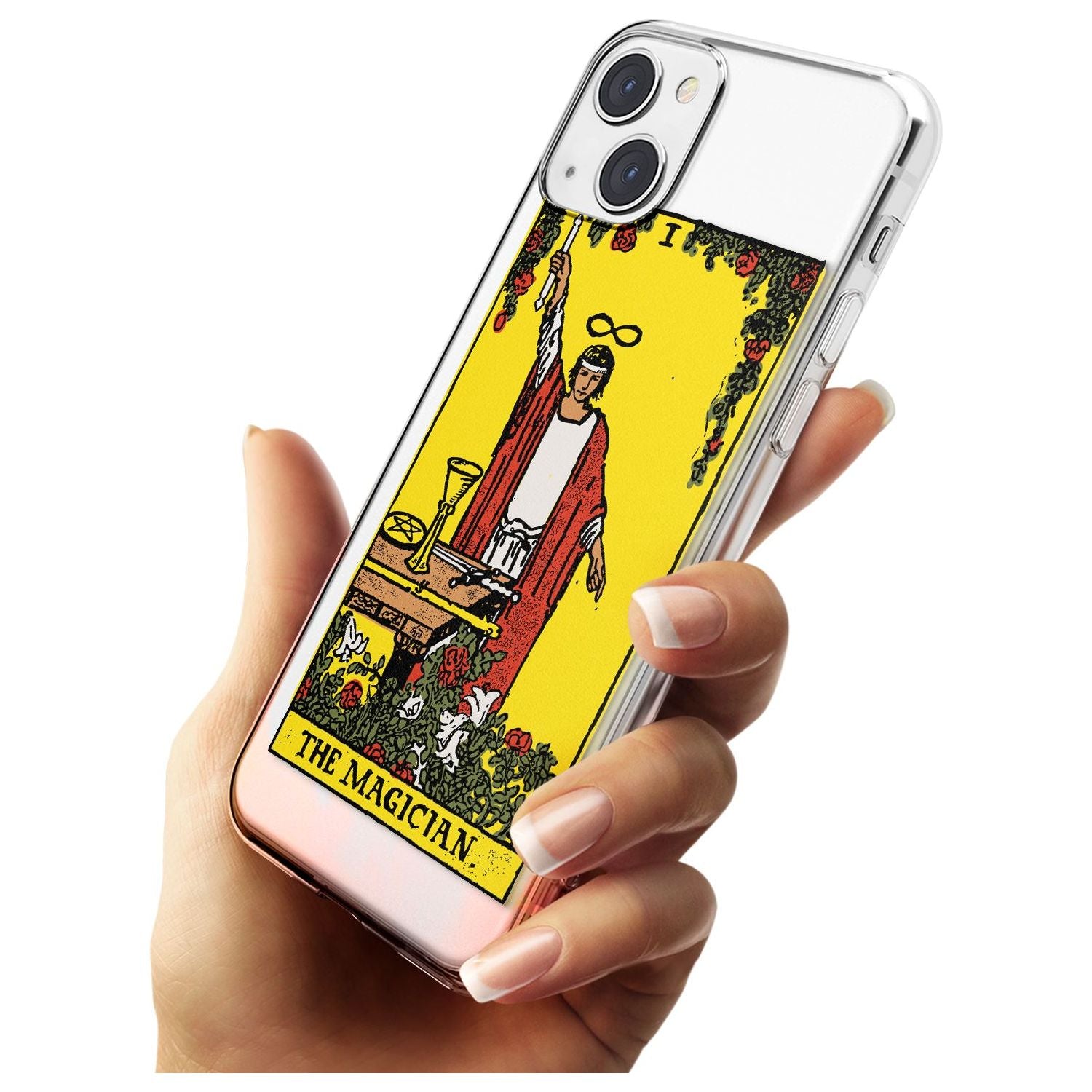 Personalised The Magician Tarot Card - Colour Phone Case iPhone 15 Pro Max / Black Impact Case,iPhone 15 Plus / Black Impact Case,iPhone 15 Pro / Black Impact Case,iPhone 15 / Black Impact Case,iPhone 15 Pro Max / Impact Case,iPhone 15 Plus / Impact Case,iPhone 15 Pro / Impact Case,iPhone 15 / Impact Case,iPhone 15 Pro Max / Magsafe Black Impact Case,iPhone 15 Plus / Magsafe Black Impact Case,iPhone 15 Pro / Magsafe Black Impact Case,iPhone 15 / Magsafe Black Impact Case,iPhone 14 Pro Max / Black Impact Cas