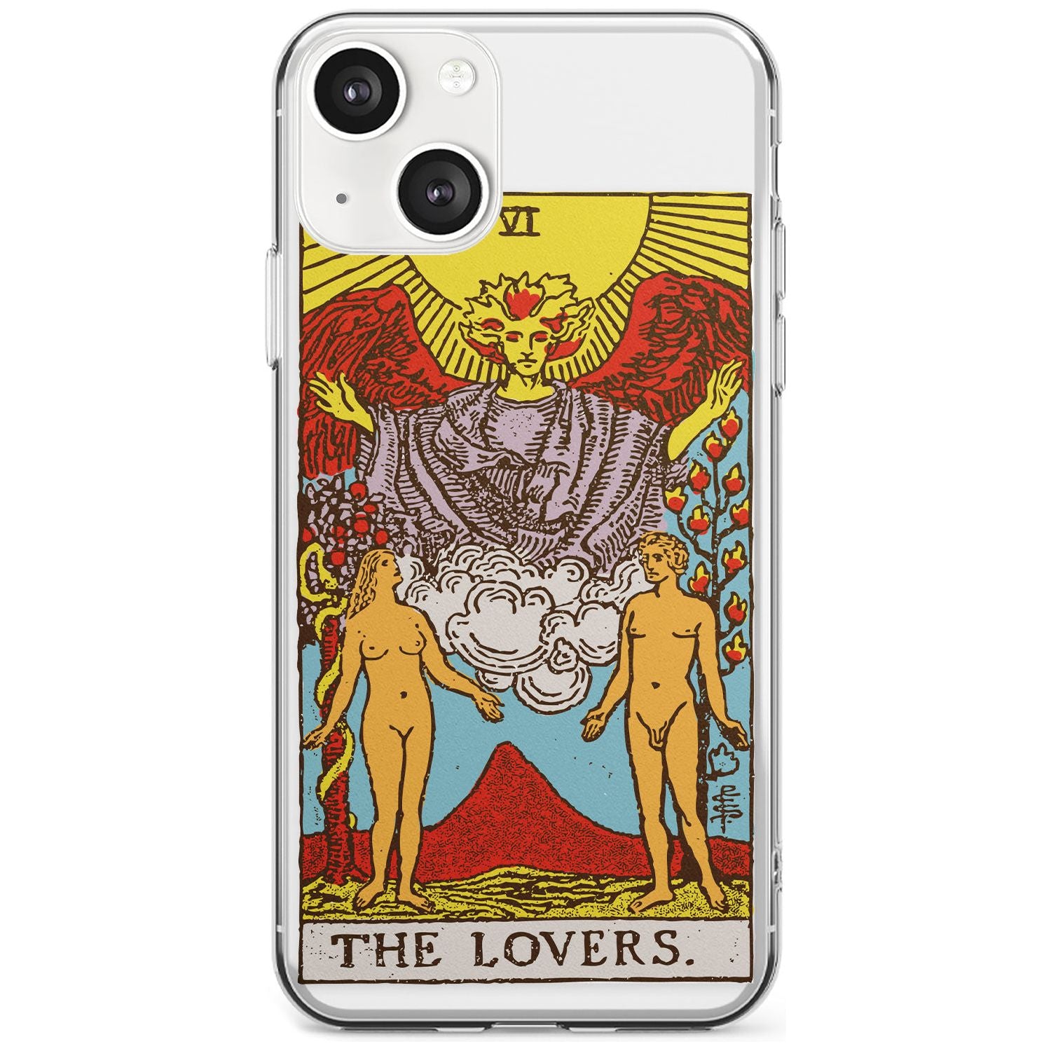 Personalised The Lovers Tarot Card - Colour