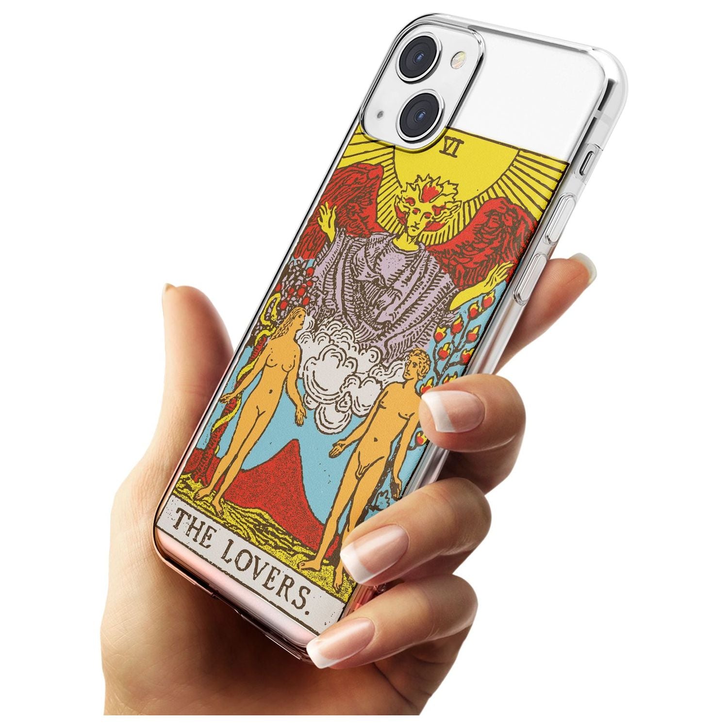 Personalised The Lovers Tarot Card - Colour