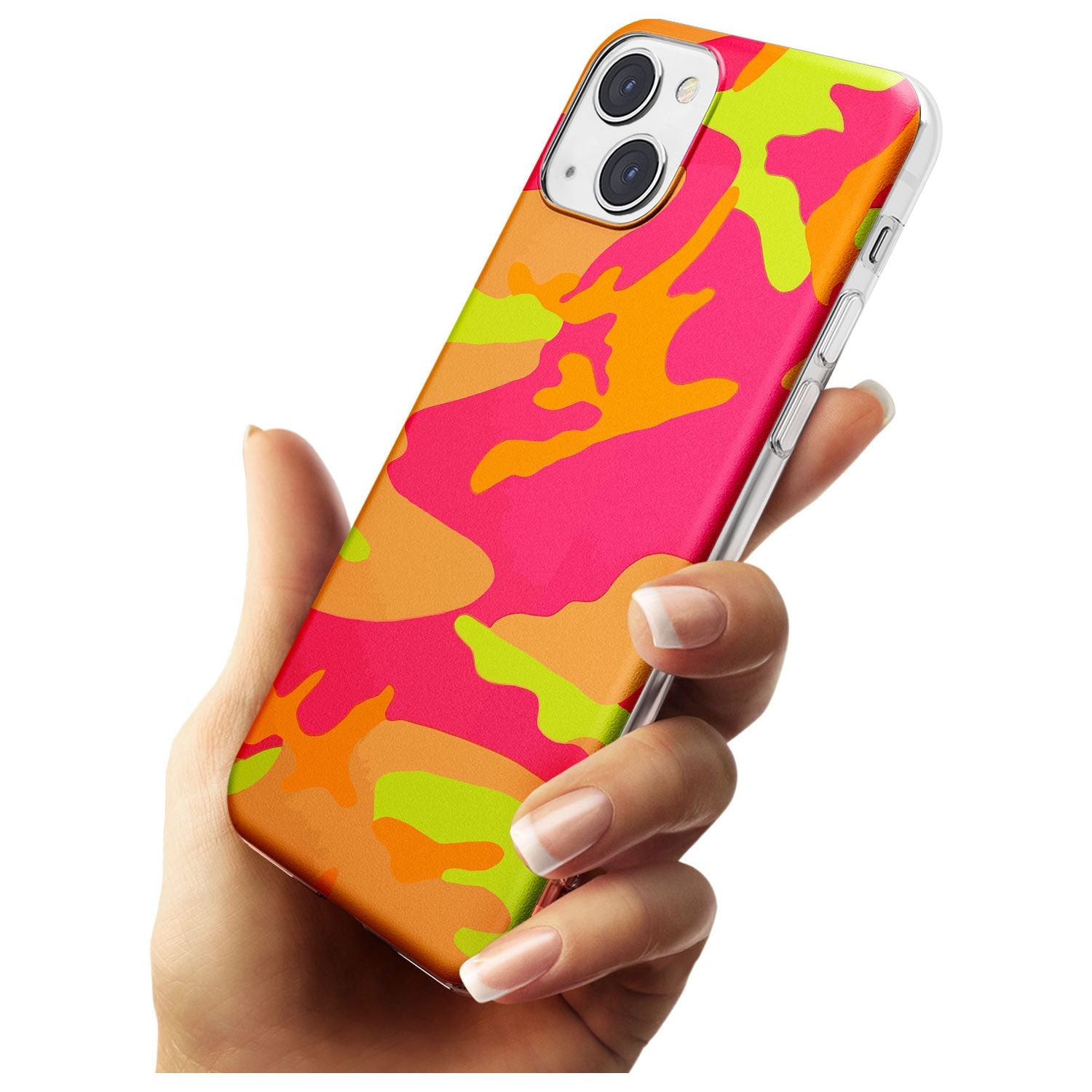 Neon Camo Slim Phone Case for iPhone 13 & 13 Mini