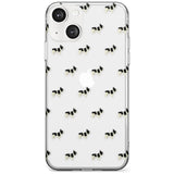 French Bulldog Dog Pattern Clear Phone Case iPhone 13 / Clear Case,iPhone 13 Mini / Clear Case,iPhone 14 / Clear Case,iPhone 14 Plus / Clear Case Blanc Space