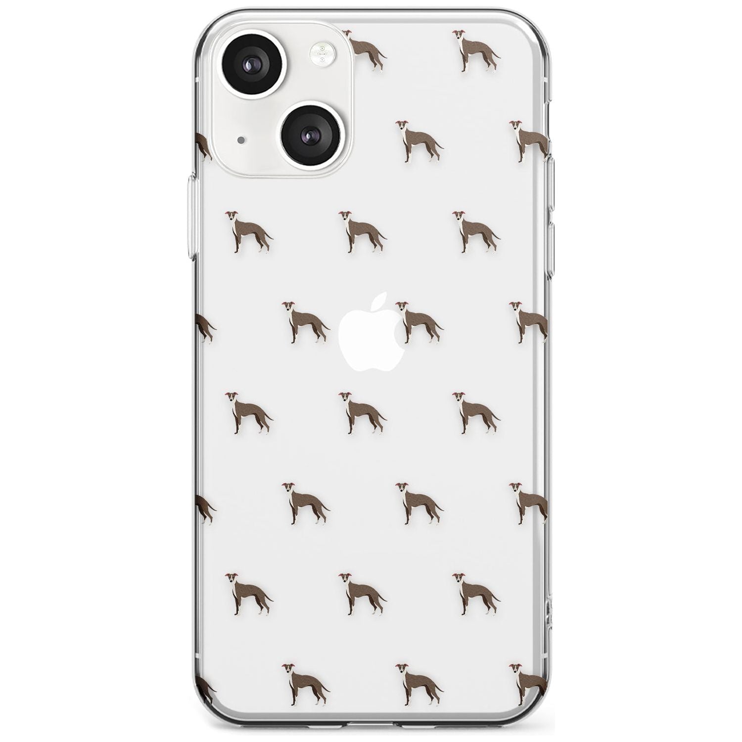 Whippet Dog Pattern Clear