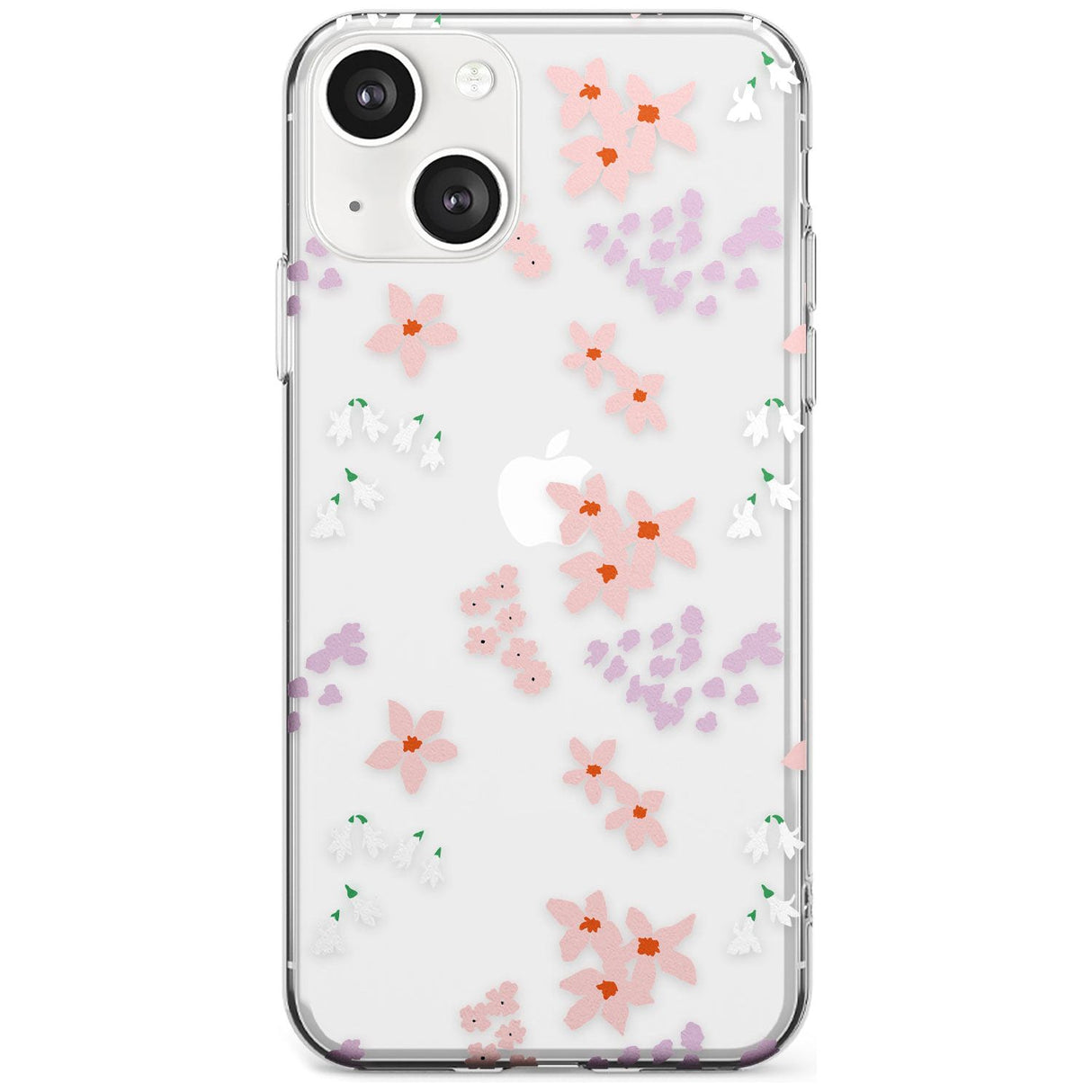 Pink & Purple Flower Mix: Clear