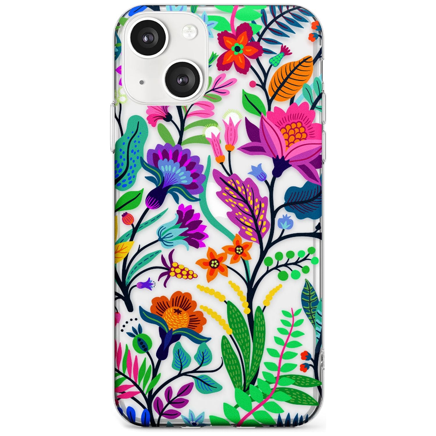 Floral Vibe Slim Phone Case for iPhone 13 & 13 Mini