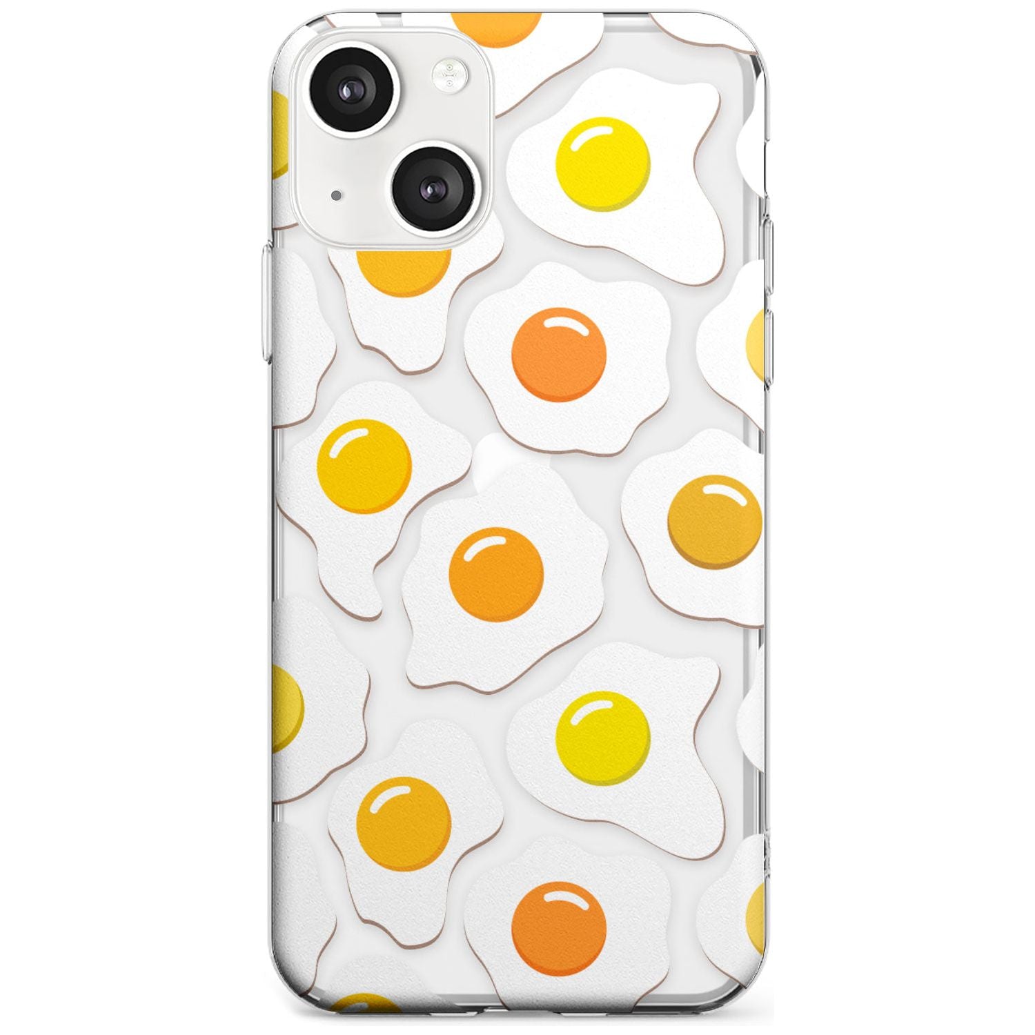 Fried Egg Pattern Slim Phone Case for iPhone 13 & 13 Mini