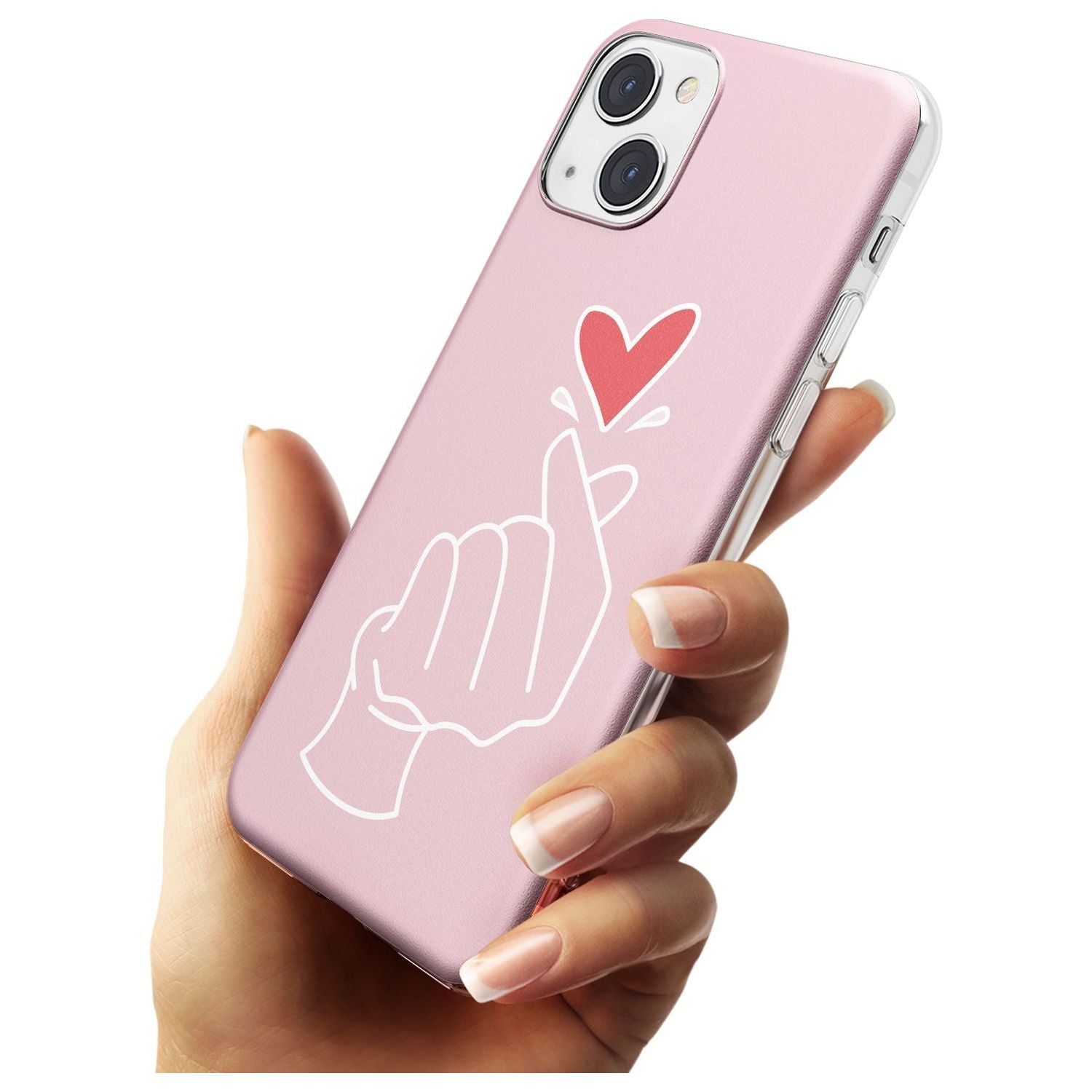Pink Finger Heart
