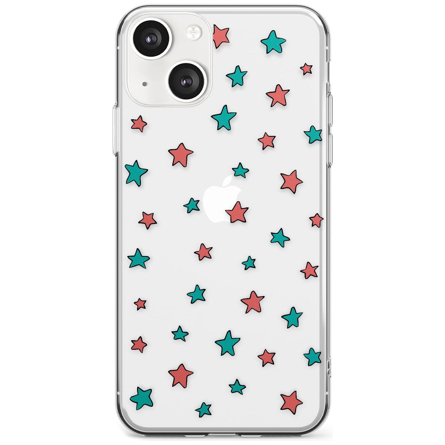 Heartstopper Stars Pattern Slim Phone Case for iPhone 13 & 13 Mini