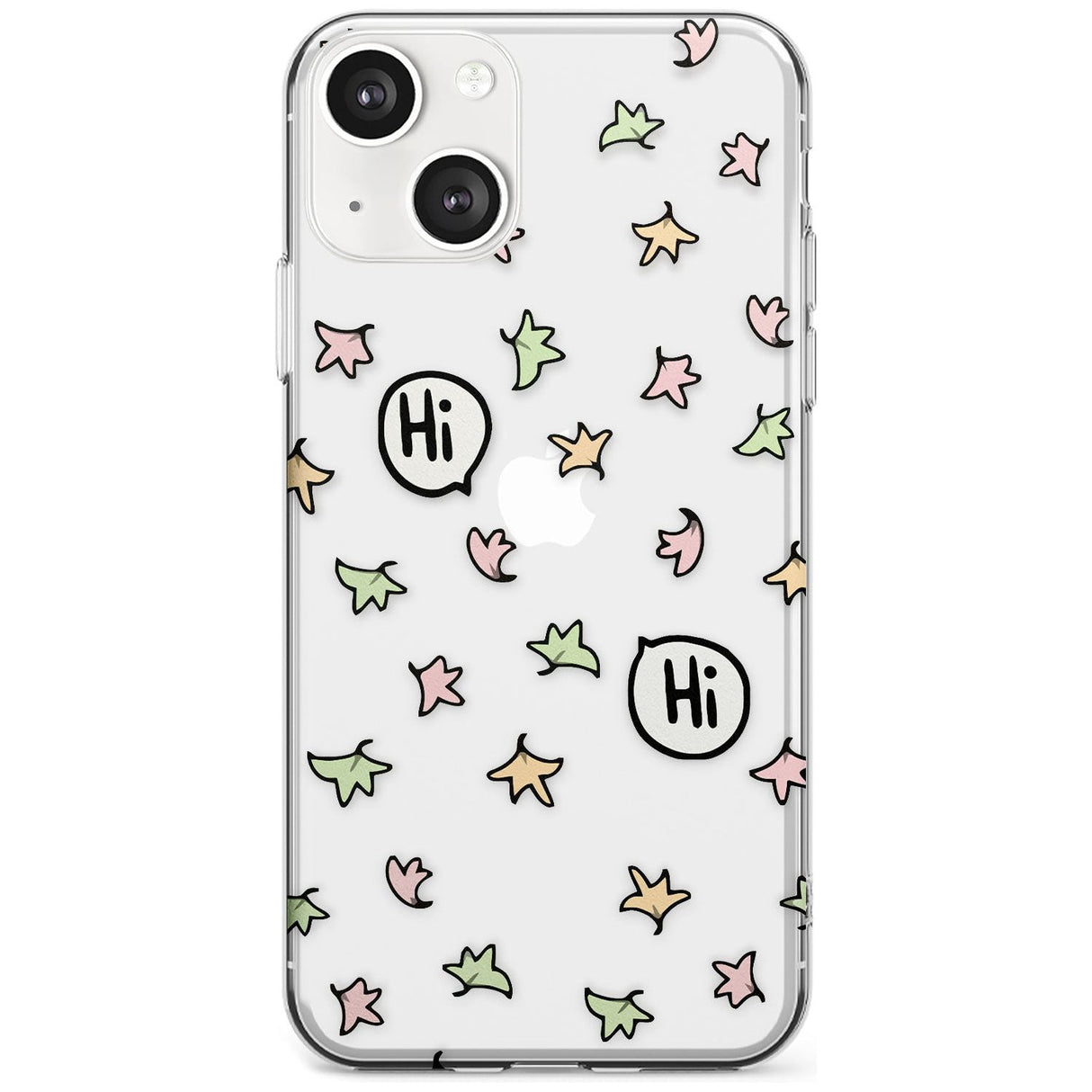 Heartstopper Leaves Pattern Slim Phone Case for iPhone 13 & 13 Mini