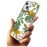 Two Jaguars & Foliage Jungle Cat Pattern