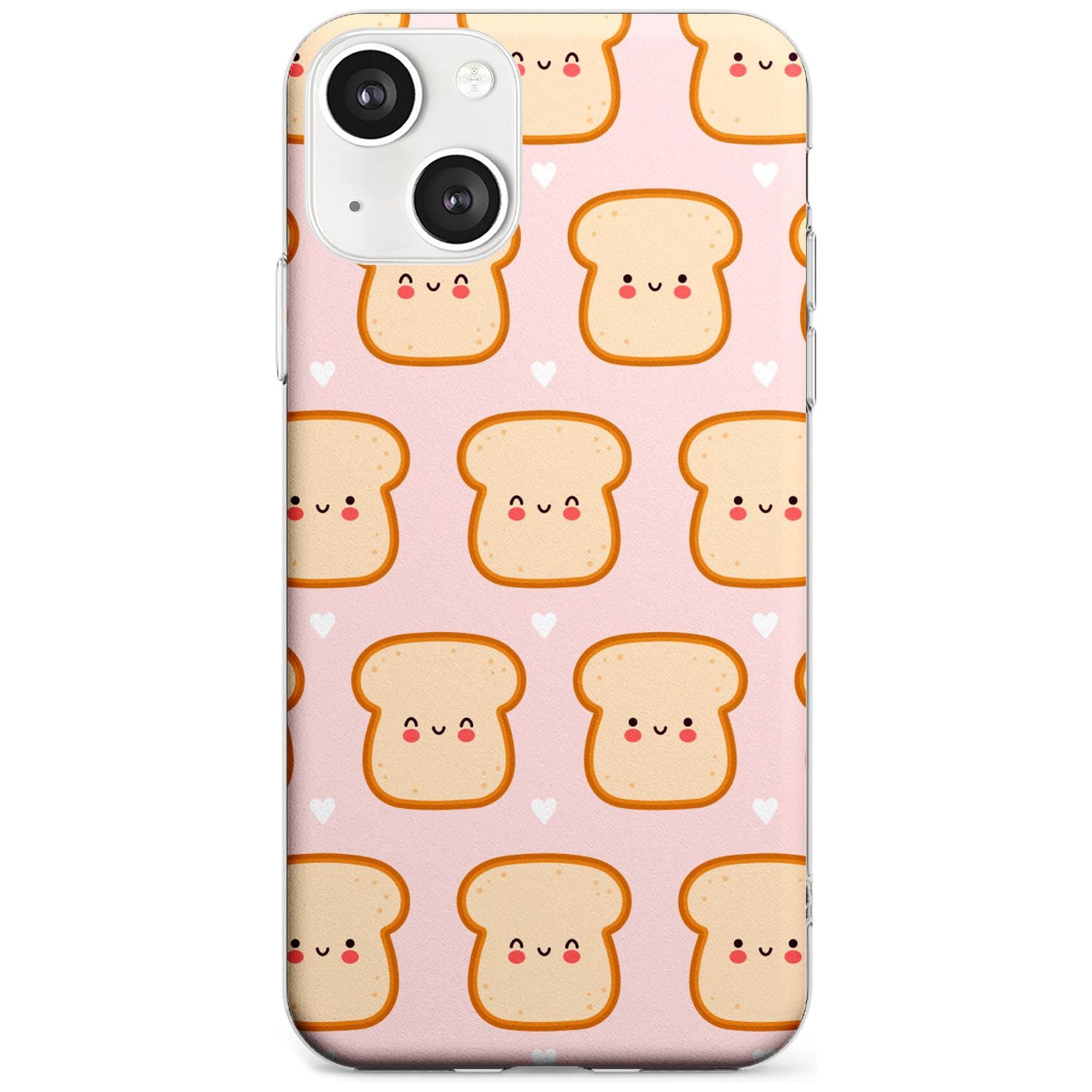 Bread Faces Kawaii Pattern