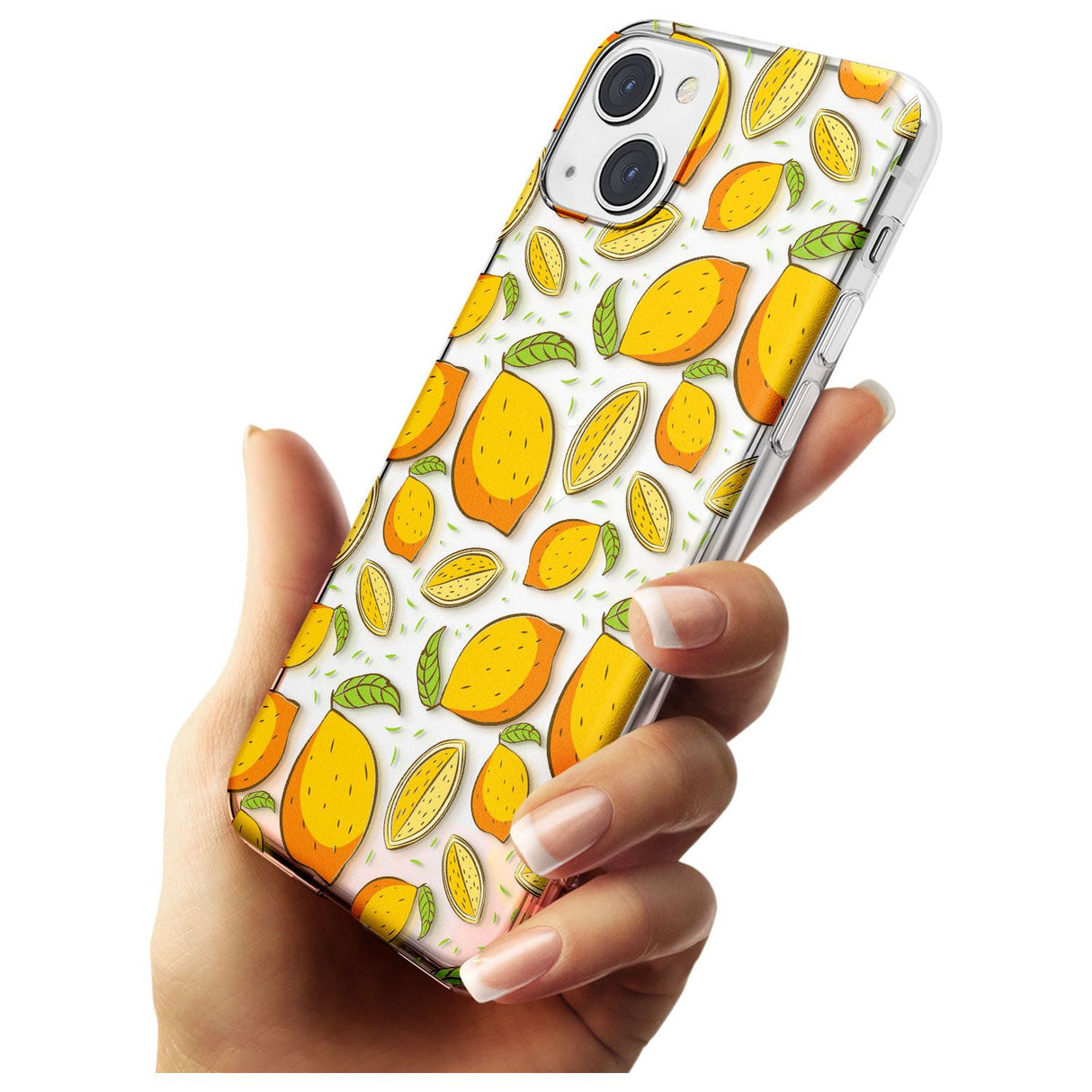 Lemon Pattern Slim Phone Case for iPhone 13 & 13 Mini