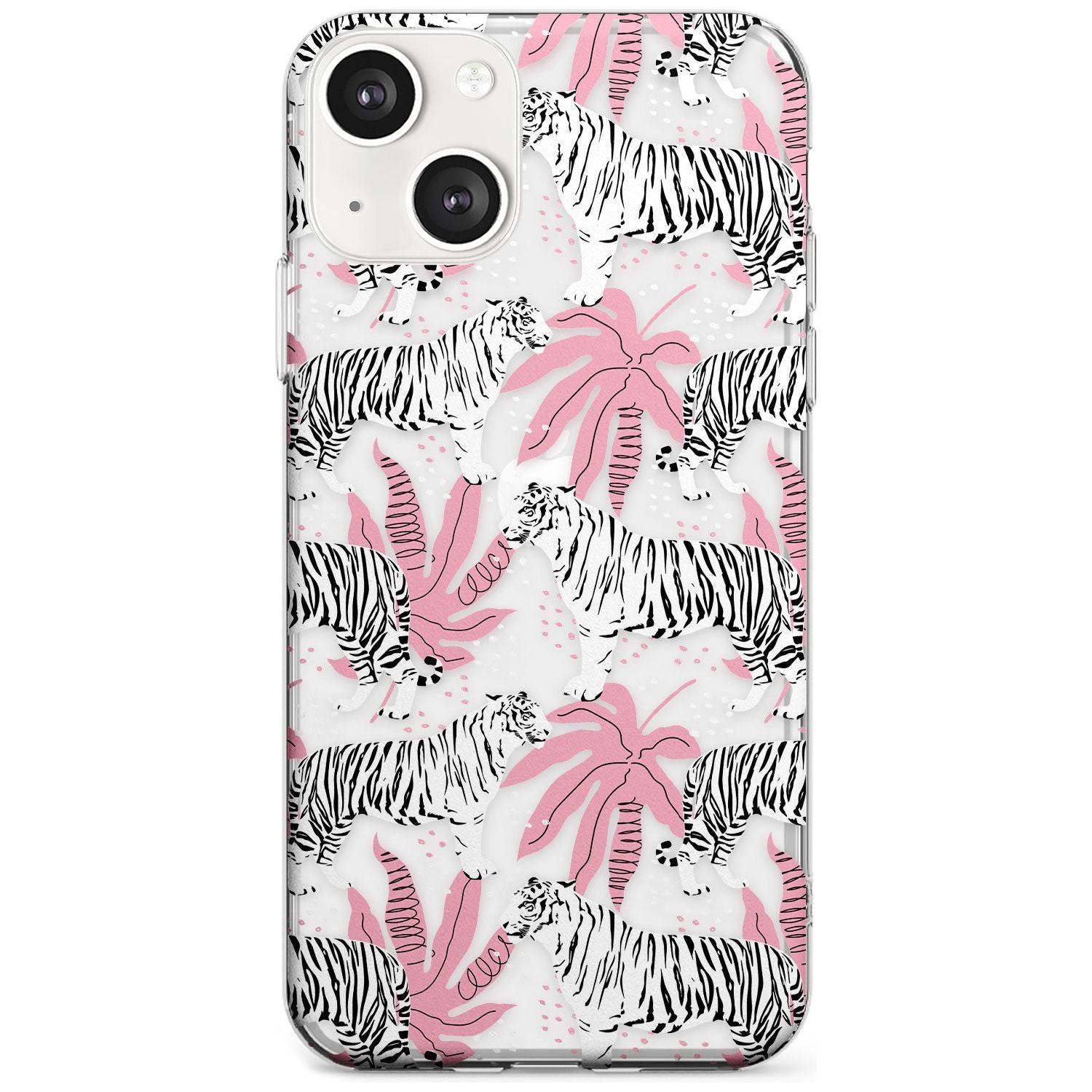 Pink & White Tropical Tigers