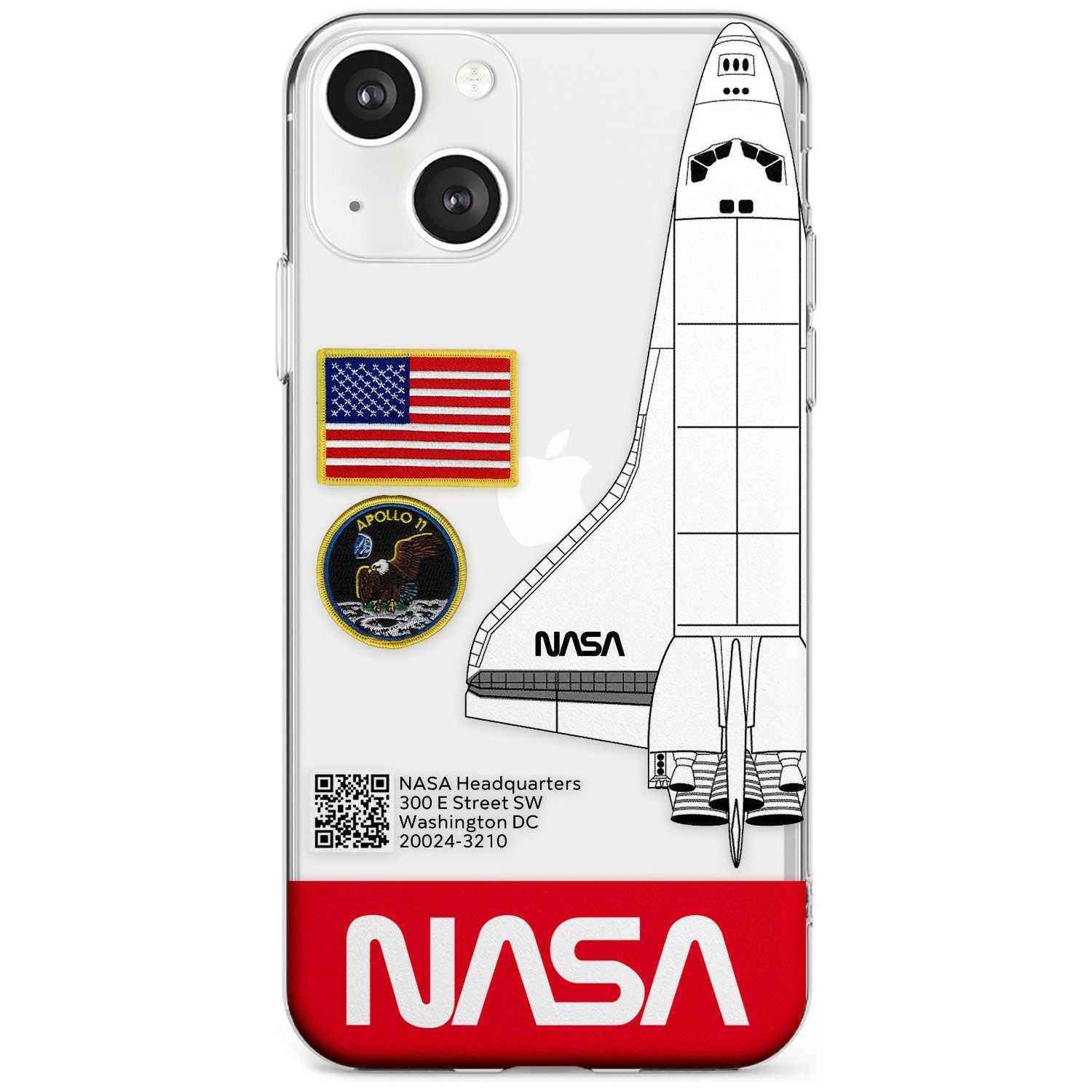 NASA Apollo 11 Slim Phone Case for iPhone 13 & 13 Mini