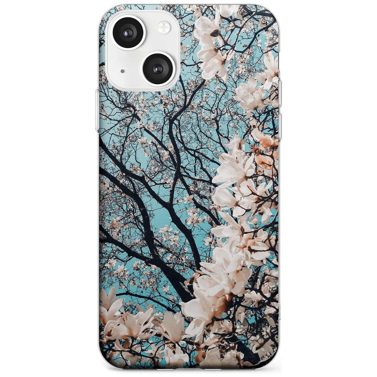 Magnolia Tree Photograph Phone Case iPhone 13 / Clear Case,iPhone 13 Mini / Clear Case,iPhone 14 / Clear Case,iPhone 14 Plus / Clear Case Blanc Space