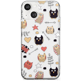 Cute Owl Pattern Slim Phone Case for iPhone 13 & 13 Mini